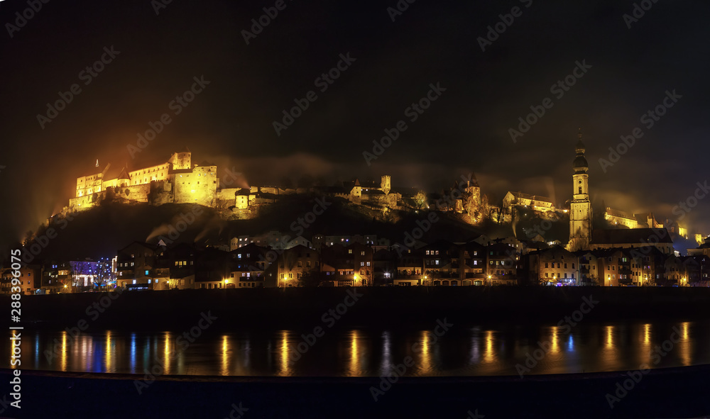 Wall mural View of Burghausen, Germany