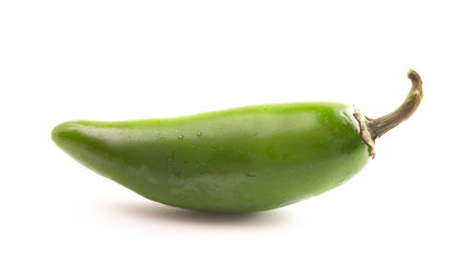 Jalapeno Isolated on a White Background