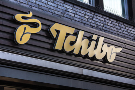 cologne, North Rhine-Westphalia/germany - 06 11 18: tchibo sign in cologne germany