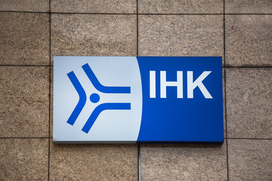 aachen, North Rhine-Westphalia/germany - 06 10 18: ihk sign in aachen germany