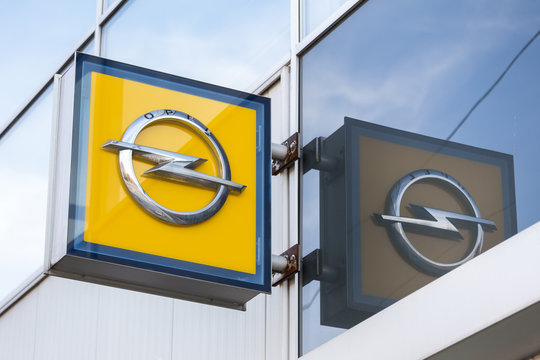 bochum, North Rhine-Westphalia/germany - 09 11 18: opel car sign in bochum germany