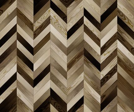 Chevron natural parquet seamless floor texture