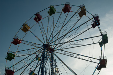 Obraz premium Ferris Wheel at Bluebird Festival Selma, IN