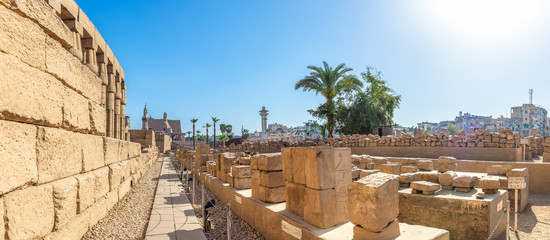 Stones of Luxor temple