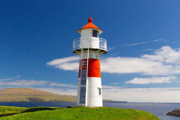 Fototapeta na wymiar Torshawn city - the capital of The Faroe Islands, Denmark.