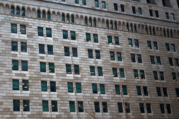 Fototapeta premium Facade with windows
