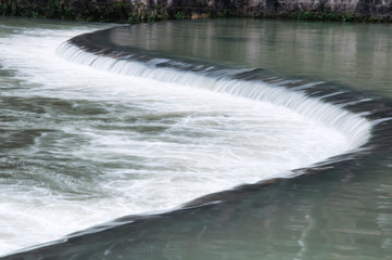 curved waterfall fenghuang china