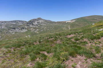 Landscape near Belmeken Peak, Rila mountain, Bulgaria