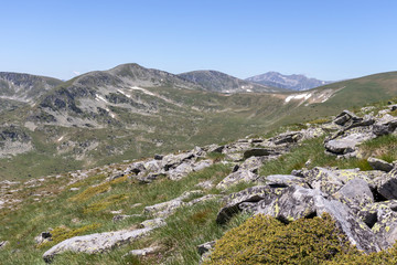 Landscape near Belmeken Peak, Rila mountain, Bulgaria