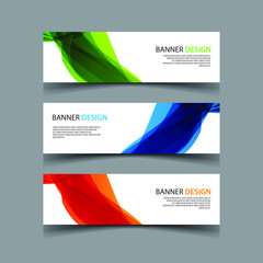 Vector Abstract design banner web template