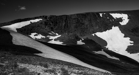 The Black & White Of Alpine Tundra
