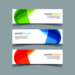 Fototapeta premium Vector Abstract design banner web template