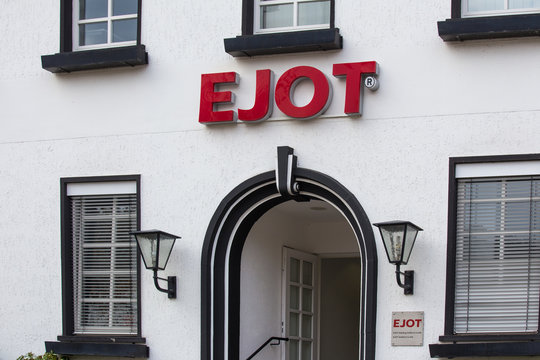 bad berleburg, North Rhine-Westphalia/germany - 16 10 18: ejot  sign on an building in bad berleburg germany