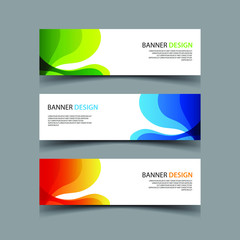 Fototapeta premium Vector Abstract design banner web template