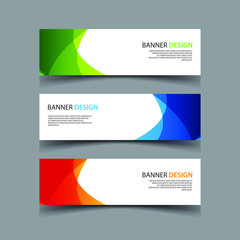 Fototapeta premium Vector Abstract design banner web template