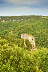 Fototapeta na wymiar Château de Fereyrolles At Saint Privat de Champlos Occitanie France