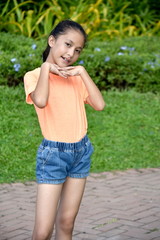 Fototapeta premium A Cute Minority Teenage Female