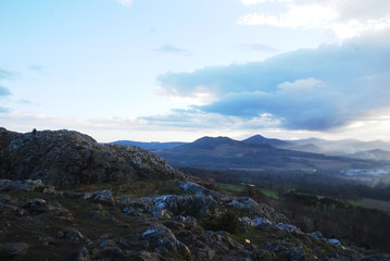 view of mountains
