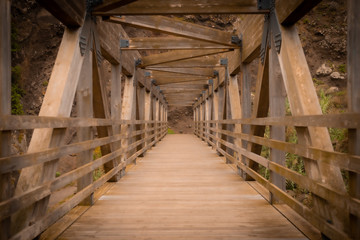Fototapeta na wymiar bridges that help us get to the other side