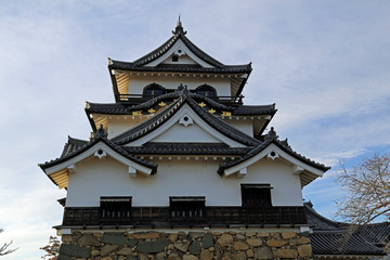 晩秋の彦根城