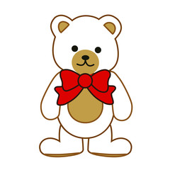 Fototapeta premium かわいいクマのイラスト