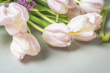 Obraz na płótnie Canvas Soft bouquet of flowers after pruning.