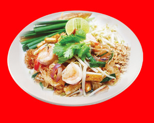 Thai noodle shrimp