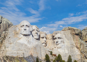 Obraz premium Mount Rushmore National Monument in the Black Hills of South Dakota, USA .