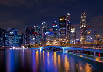 Singapore city skyline,City scape Building in Singapore., Singapore city skyline at Marina bay...
