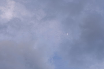 blue sky with clouds