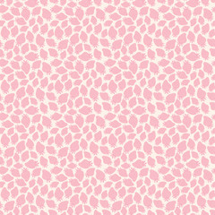 Pink strawberry seamless repeat fruit pattern nature background