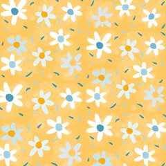 seamless pattern with flowers