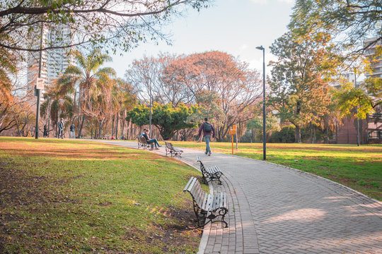Plaza in Palermo, Argentina