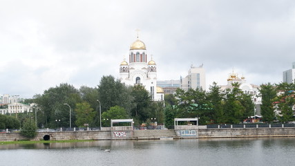 Fototapeta na wymiar the temple city of Ekaterinburg,Russia