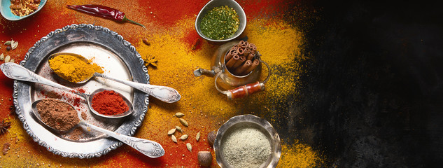 Different kind of spices