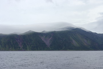 Chirip peninsula of Iturup Island (The Sea of Okhotsk, Kuril islands, Russia, claimed by Japan).