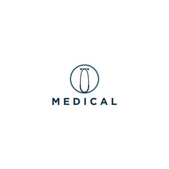 Stethoscope logo medical doctor equipment
