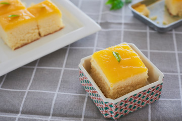 Piece Of Orange Butter Cake.