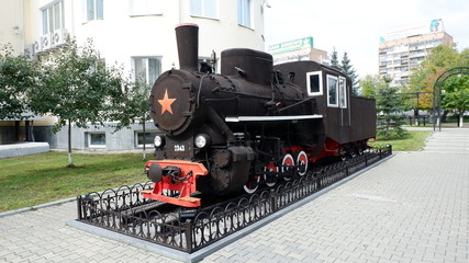 old train on railway