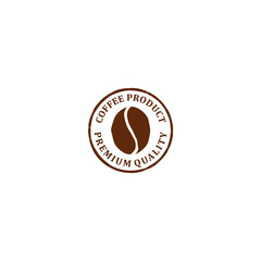 Coffee logo for product label and cafe and resto