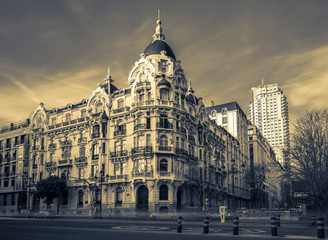 Edificio en la Plaza de España de Madrid