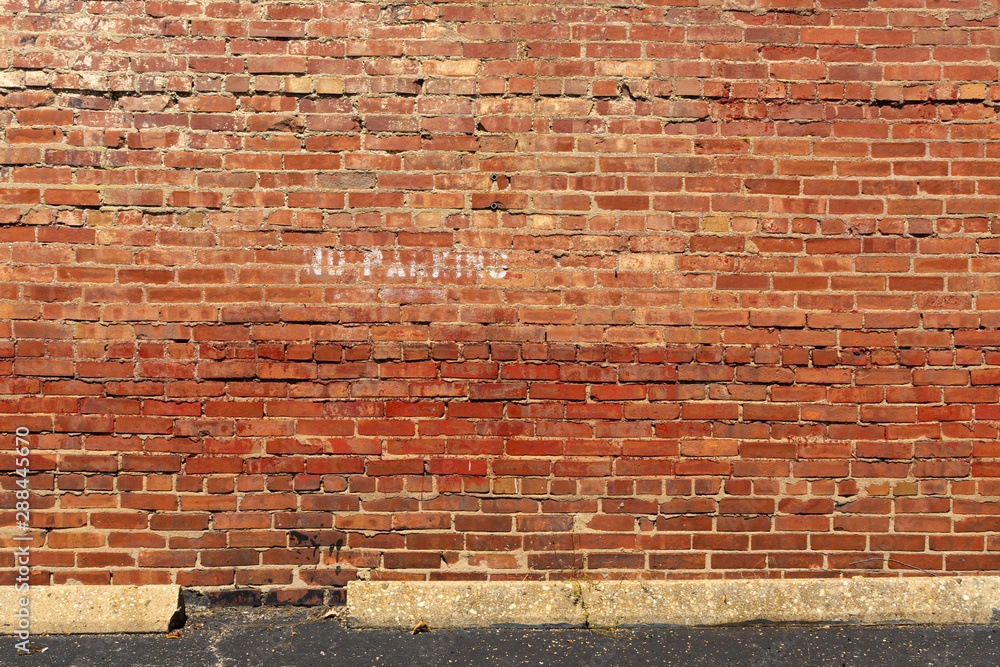 Wall mural old brick wall