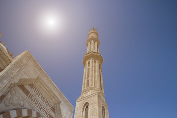 Fototapeta na wymiar View of the mosque