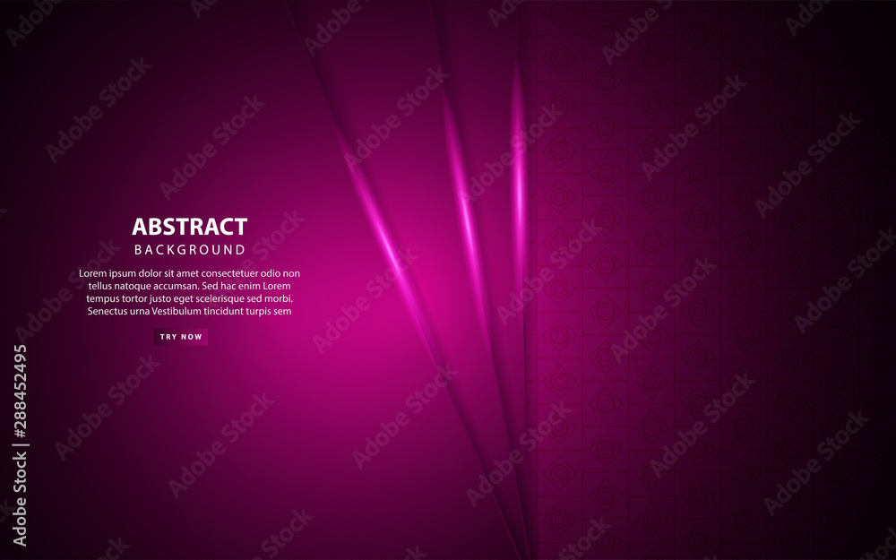 Poster abstract dark purple overlap layer background. luxury and modern concept vector design template