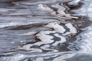 Foto op Canvas Marmeren achtergrond in grijze kleur met unieke oppervlaktetoon. Hoog © Dmytro Synelnychenko