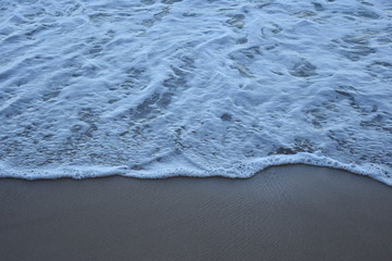 Espuma da onda na praia de boa viagem, recife