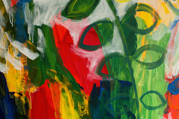 Detail of the Painting as a Background