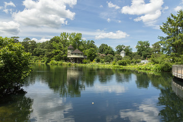 Fototapeta na wymiar Lewis Ginter Botanical Garden, Richmond, Virginia, USA