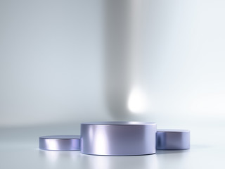 Elegant, beautiful abstract background with elements, studio, pedestal, minimalism. 3d illustration, 3d ..rendering.