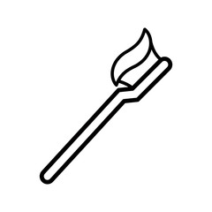 tooth brush icon vector design template